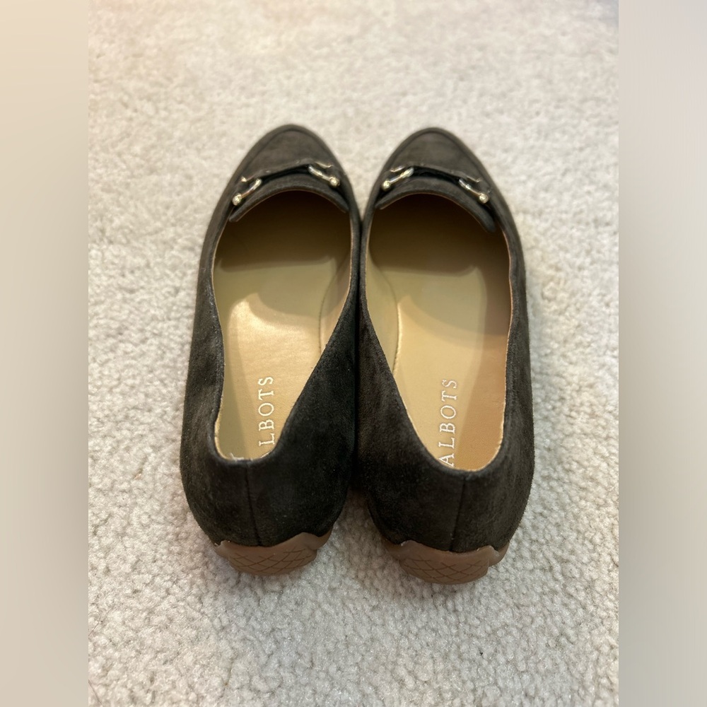 Talbots Suede Pointed Toe Loafers - image 5